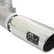 Load image into Gallery viewer, aFe ATLAS 5in DPF-Back Aluminized Steel Exhaust System w/Polished Tips 2017 GM Duramax 6.6L (td) L5P - Installation View