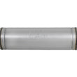 Load image into Gallery viewer, aFe ATLAS Aluminized Steel Muffler 5in Center/Center 24in L x 7in Diameter - Round Body - Side View