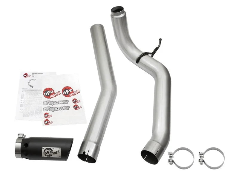 aFe ATLAS Exhaust 4in DPF-Back AL Nissan Titan XD 2016 V8-5.0L (td) - Additional View 7