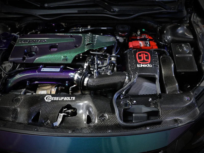 aFe Air Intake System Pro Dry S 17-19 Honda Civic Type R I4-2.0L (t) - Side View