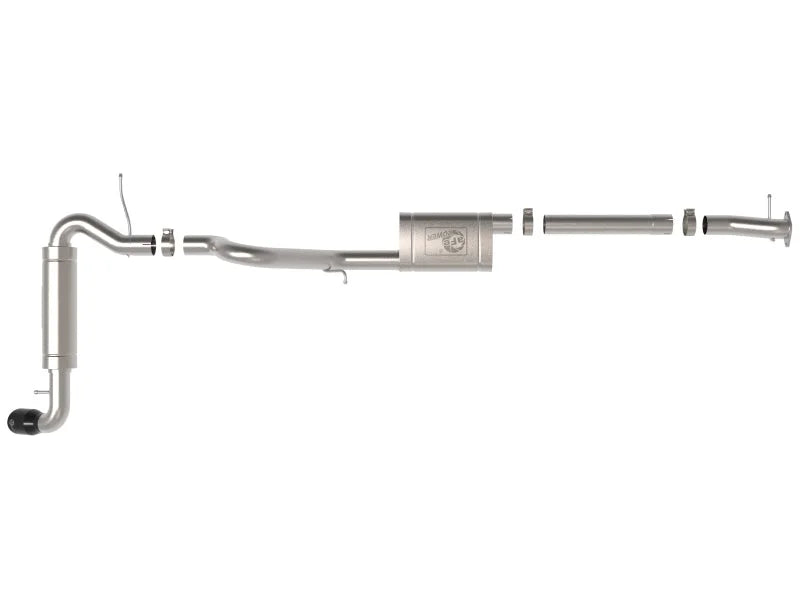 aFe Apollo GT 3in 409 SS Cat-Back Exhaust 2021 Ford Bronco L4-2.3L (t)/V6-2.7L (tt) w/ Black Tip - Additional View 7