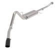 Load image into Gallery viewer, aFe Apollo GT 3in 409 SS Cat-Back Exhaust 2021 Ford F-150 V6 2.7L/3.5L (tt)/V8 5.0L w/ Black Tips - Main Product View