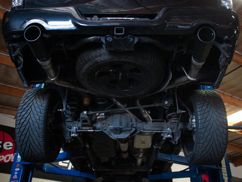 aFe Apollo GT 3in 409SS Cat-Back Exhaust System w/Black Tip 09-18 Dodge/Ram 1500 V8-5.7L - Side View