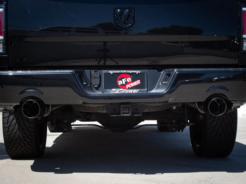 aFe Apollo GT 3in 409SS Cat-Back Exhaust System w/Black Tip 09-18 Dodge/Ram 1500 V8-5.7L - Installation View