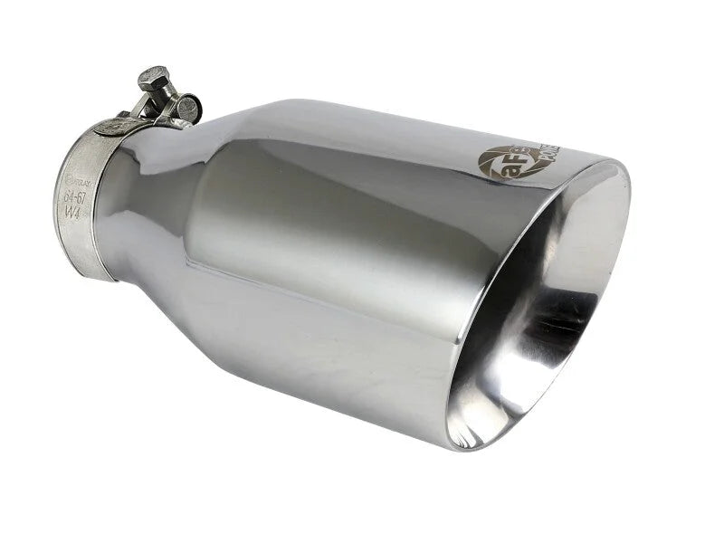 aFe Apollo GT Series 2.5in 409SS 20-21 Jeep Gladiator (JT) V6-3.6L - Polished Tip - Back View
