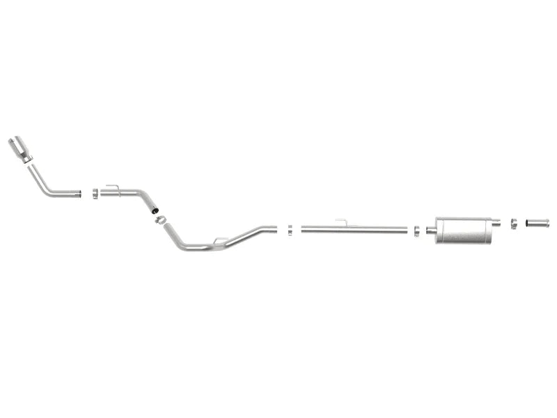 aFe Apollo GT Series 2.5in 409SS 20-21 Jeep Gladiator (JT) V6-3.6L - Polished Tip - Additional View 7