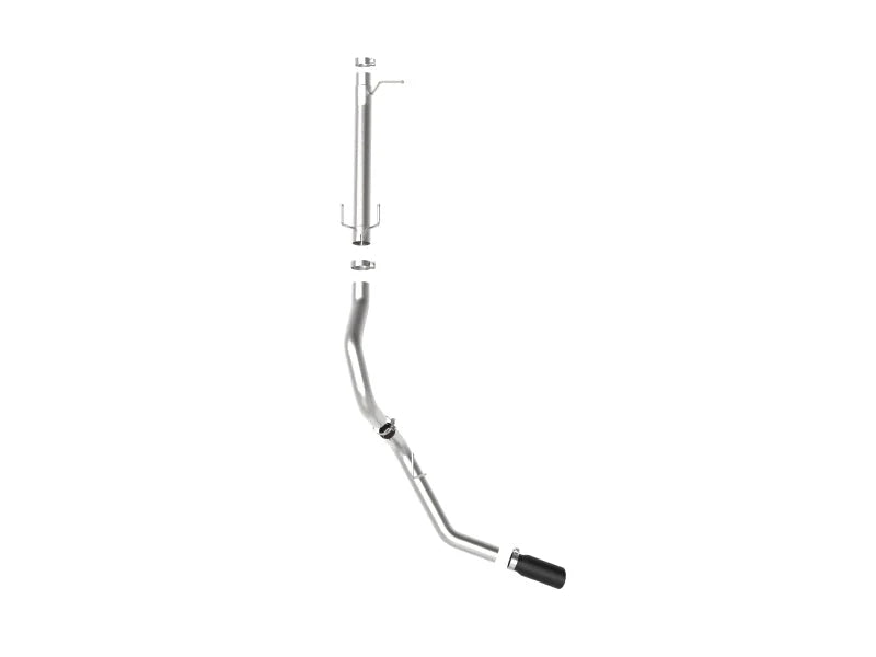 aFe Apollo GT Series 3-1/2in 409 SS Axle-Back Exhaust 17-20 Ford F-250/F-350 Black Tips w/o Muffler - Additional View 7