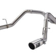 Load image into Gallery viewer, aFe Apollo GT Series 3 IN 409 SS Cat-Back Exhaust System w/ Polish Tip GM Sierra 1500 09-18 - Side View