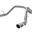 Load image into Gallery viewer, aFe Apollo GT Series 3 IN 409 SS Cat-Back Exhaust System w/ Polish Tip GM Sierra 1500 09-18 - Side View