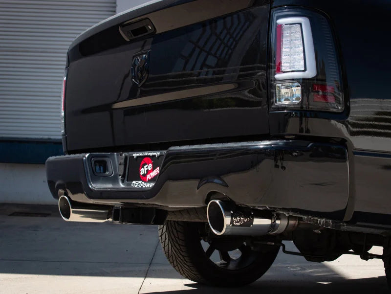 aFe Apollo GT Series 3 in 409 Stainless Steel Cat-Back Exhaust System w/ Polish Tip V8-5.7L HEMI - Installation View