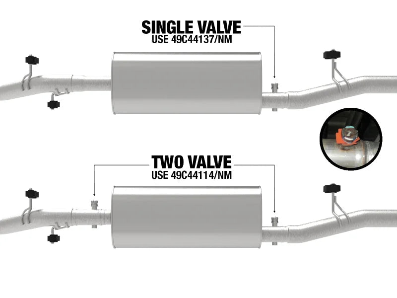 aFe Apollo GT Series 3in 409 Stainless Steel Muffler Upgrade 2019 GM Silverado/Sierra 1500 V8-6.2L - Additional View 6