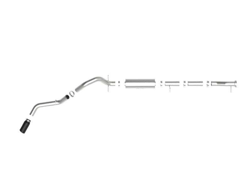 aFe Apollo GT Series 3in 409SS Cat-Back Exhaust w/ Black Tip 2020 GM 2500/3500HD V8 6.6L L8T - Detail View