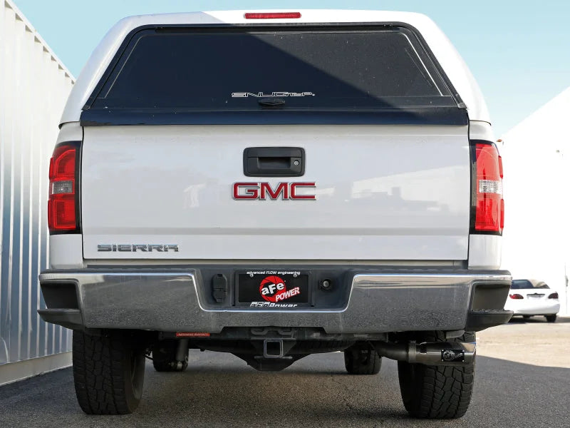 aFe Apollo GT Series 3in 409SS GM Silverado/Sierra 1500 09-18 V6-4.3/V8-4.8/5.3L - Polished - Installation View