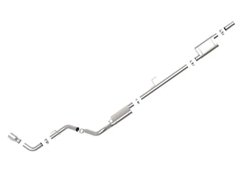 aFe Apollo GT Series 409 Stainless Steel Cat-Back Exhaust 2020 Jeep Gladiator 3.6L - Polished Tip - Additional View 8