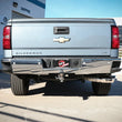Load image into Gallery viewer, aFe Apollo GT Series 4in 409SS Cat Back Exh System Polished Tip 14-18GM Silverado 1500 V8-6.2L - Back View