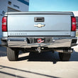 Load image into Gallery viewer, aFe Apollo GT Series 4in 409SS Cat Back Exh System w/Blk Tip 14-18 GM Silverado/Sierra 1500 V8-6.2L - Back View