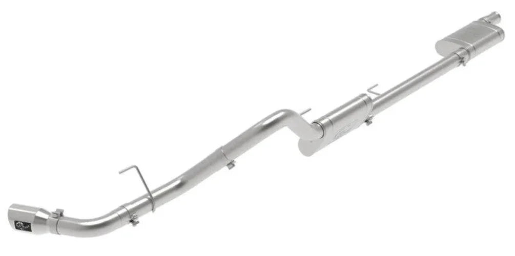 aFe Apollo GT Series 409 Stainless Steel Cat-Back Exhaust 2020 Jeep Gladiator 3.6L - Polished Tip - Additional View 6