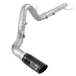 Load image into Gallery viewer, aFe Atlas 4in Aluminized Steel DPF-Back Exh 18-19 Ford F-150 V6-3.0L (td) w/ Black Tip - Main Product View