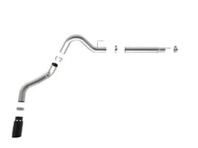 Load image into Gallery viewer, aFe Atlas 4in Aluminized Steel DPF-Back Exh 18-19 Ford F-150 V6-3.0L (td) w/ Black Tip - Additional View 7