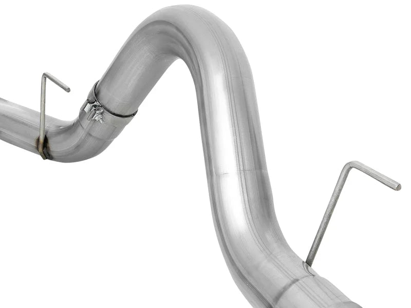 aFe Atlas 4in Aluminized Steel DPF-Back Exh 18-19 Ford F-150 V6-3.0L (td) w/ Black Tip - Additional View 8