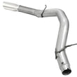Load image into Gallery viewer, aFe Atlas 5in DPF-Back Aluminized Steel Exh Dodge RAM Diesel 13-14 6.7L (td) Mega Cab w/Polished Tip - Side View
