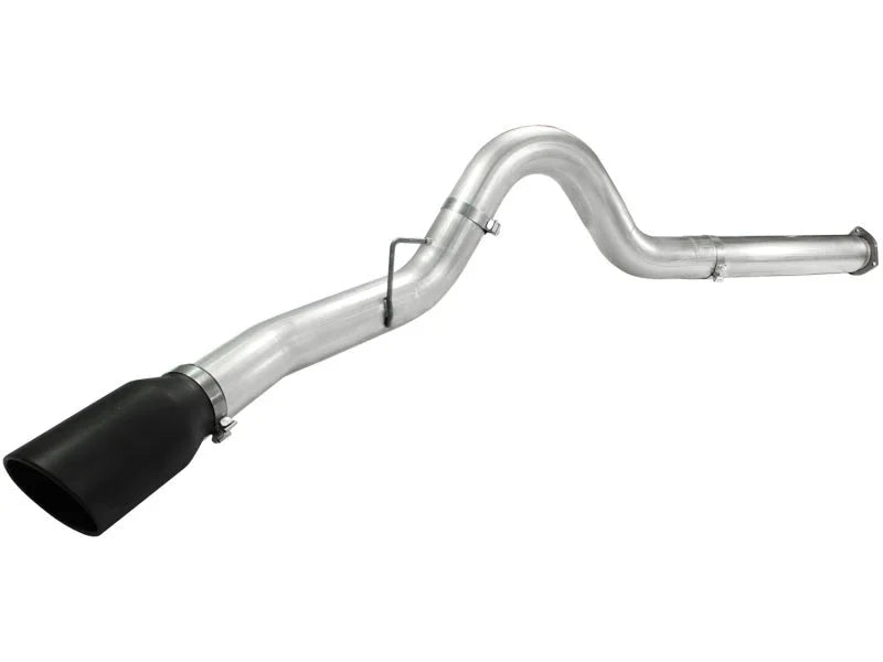 aFe Atlas 5in DPF-Back Aluminized Steel Exh Sys Ford Diesel Trucks 11-14 v8-6.7L td wrinkled blk tip - Additional View 7