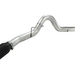 Load image into Gallery viewer, aFe Atlas 5in DPF-Back Aluminized Steel Exh Sys, Ford Diesel Trucks 08-10 V8-6.4L (td) Black tip - Back View