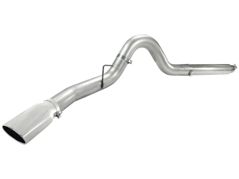 aFe Atlas 5in DPF-Back Aluminized Steel Exh Sys, Ford Diesel Trucks 08-10 V8-6.4L (td) Polished tip - Additional View 8