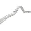 Load image into Gallery viewer, aFe Atlas 5in DPF-Back Aluminized Steel Exh Sys, Ford Diesel Trucks 11-14 v8-6.7L (td) Polished tip - Back View
