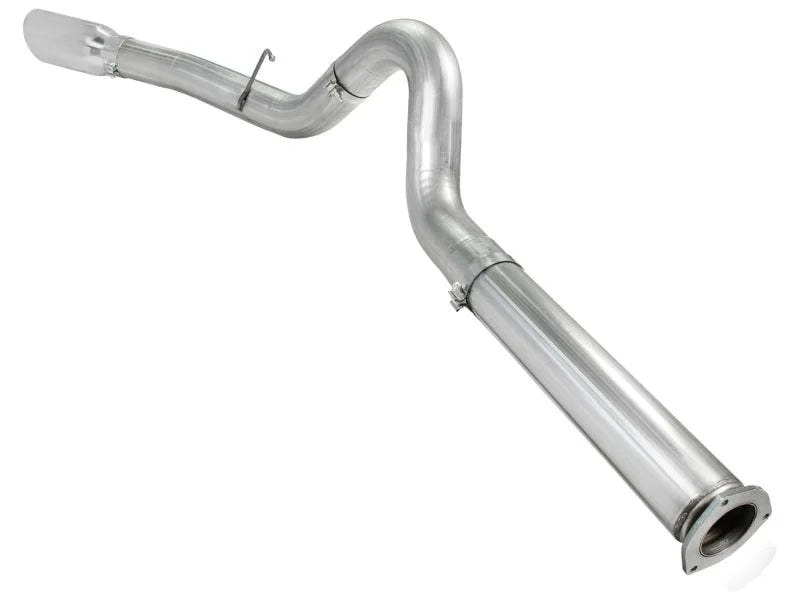 aFe Atlas 5in DPF-Back Aluminized Steel Exh Sys, Ford Diesel Trucks 11-14 v8-6.7L (td) Polished tip - Additional View 5