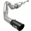 Load image into Gallery viewer, aFe Atlas Exhaust 4in Aluminized Cat-Back w/ 304 SS Black Tip 11-13 Ford F-150 EcoBoost V6 3.5L (tt) - Main Product View