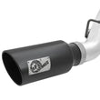 Load image into Gallery viewer, aFe Atlas Exhaust 4in Dual DPF-Back Al Steel w/ Black Tips 16-17 GM Diesel Truck V8-6.6L (td) LML - Additional View 7