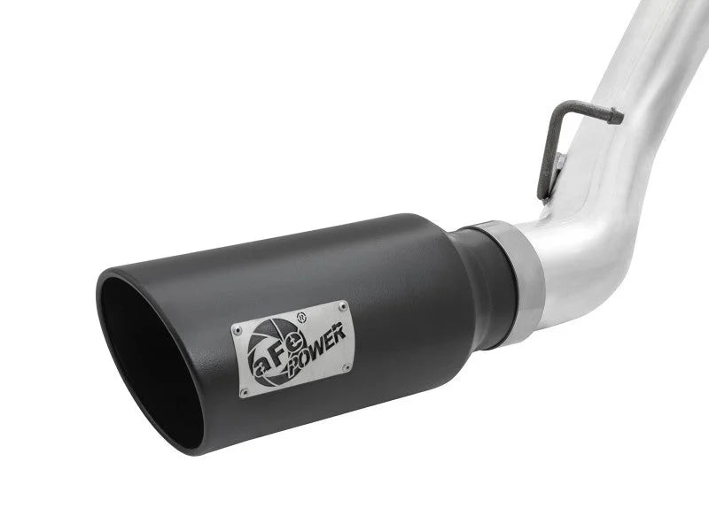 aFe Atlas Exhaust 4in Dual DPF-Back Al Steel w/ Black Tips 16-17 GM Diesel Truck V8-6.6L (td) LML - Additional View 7