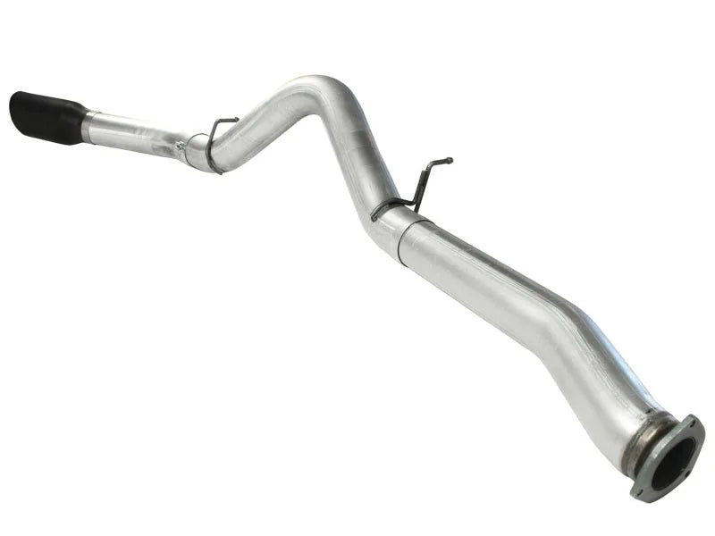 aFe Atlas Exhaust 5in DPF-Back Al Steel 07.5-10 GM Diesel Trucks V8-6.6L (td) LMM (Blk Tip) - Additional View 5