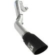 Load image into Gallery viewer, aFe Atlas Exhaust 5in DPF-Back Al Steel 11-13 GM Diesel Trucks V8-6.6L (td) LML (Blk Tip) - Main Product View