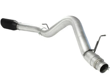 Load image into Gallery viewer, aFe Atlas Exhaust 5in DPF-Back Al Steel 11-13 GM Diesel Trucks V8-6.6L (td) LML (Blk Tip) - Side View
