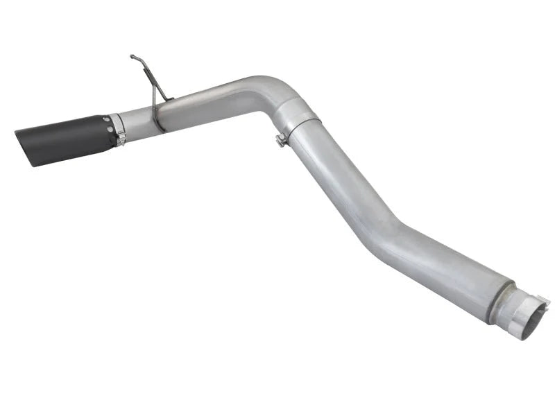 aFe Atlas Exhaust 5in DPF-Back Al Steel 2016 Nissan Titan XD V8-5.0L Black Tip - Additional View 5