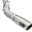 Load image into Gallery viewer, aFe Atlas Exhaust 5in DPF-Back Aluminized Steel w/ Polished Tips 16-17 GM Diesel Truck V8-6.6L (td) - Back View