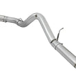 Load image into Gallery viewer, aFe Atlas Exhaust 5in DPF-Back Aluminized Steel w/ Polished Tips 16-17 GM Diesel Truck V8-6.6L (td) - Installation View