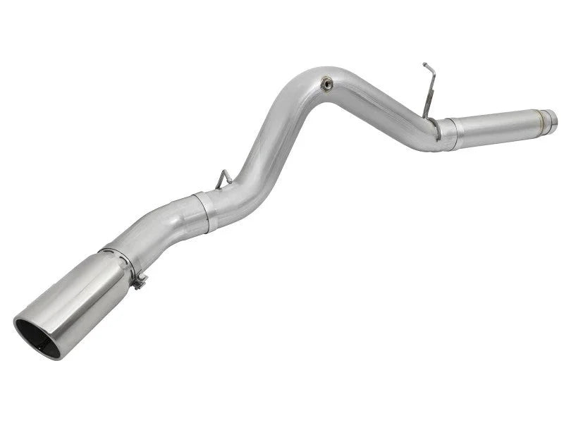 aFe Atlas Exhaust 5in DPF-Back Aluminized Steel w/ Polished Tips 16-17 GM Diesel Truck V8-6.6L (td) - Additional View 6
