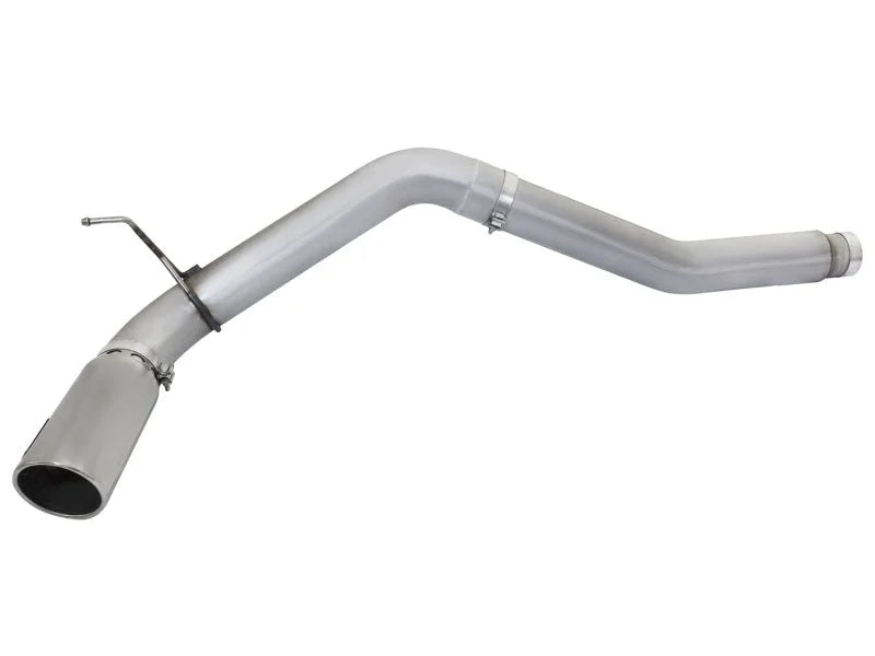 aFe Atlas Exhaust 5in DPF-Back Exhaust Aluminized Steel 2016 Nissan Titan XD V8-5.0L w/ Polished Tip - Additional View 5