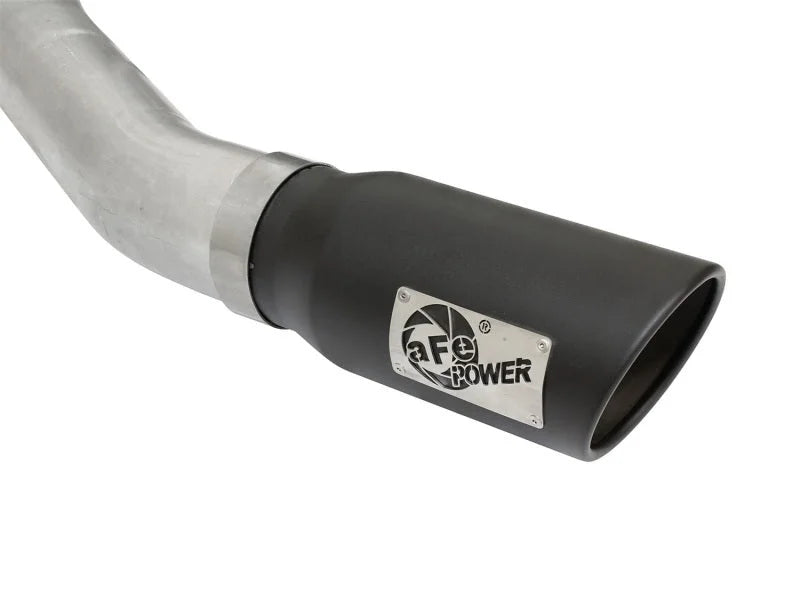 aFe Atlas Exhausts 4in Cat-Back Aluminized Steel Exhaust Sys 2015 Ford F-150 V6 3.5L (tt) Black Tip - Additional View 5