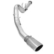 Load image into Gallery viewer, aFe Atlas Exhausts 5in DPF-Back Aluminized Steel Exhaust 2015 Ford Diesel V8 6.7L (td) Polished Tip - Main Product View