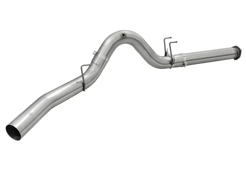 aFe Atlas Exhausts 5in DPF-Back Aluminized Steel Exhaust System 2015 Ford Diesel V8 6.7L (td) No Tip - Additional View 5
