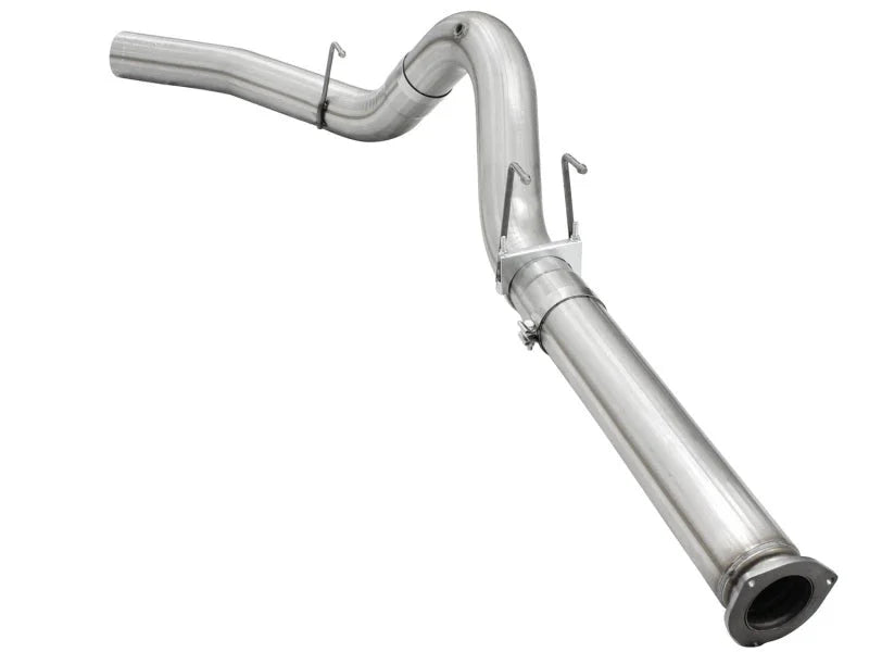 aFe Atlas Exhausts 5in DPF-Back Aluminized Steel Exhaust System 2015 Ford Diesel V8 6.7L (td) No Tip - Additional View 6