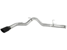 Load image into Gallery viewer, aFe Atlas Exhausts DPF-Back Aluminized Steel Exhaust Dodge Diesel Trucks 07.5-12 L6-6.7L Black Tip - Installation View