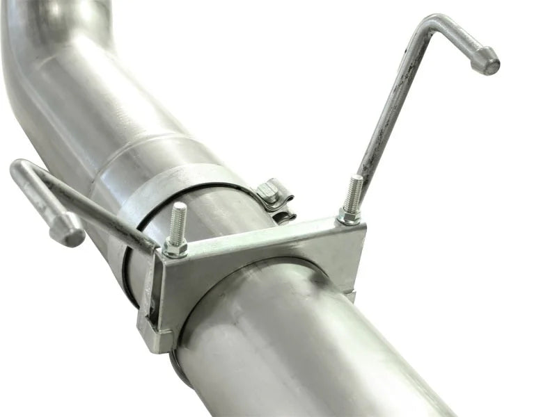 aFe Atlas Exhausts DPF-Back Aluminized Steel Exhaust Dodge Diesel Trucks 07.5-12 L6-6.7L Black Tip - Additional View 6