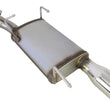 Load image into Gallery viewer, aFe Axle-Back Exhaust 2.5in 409SS w/Polished Tip 05-09 Ford Mustang V6 4.0L - Back View