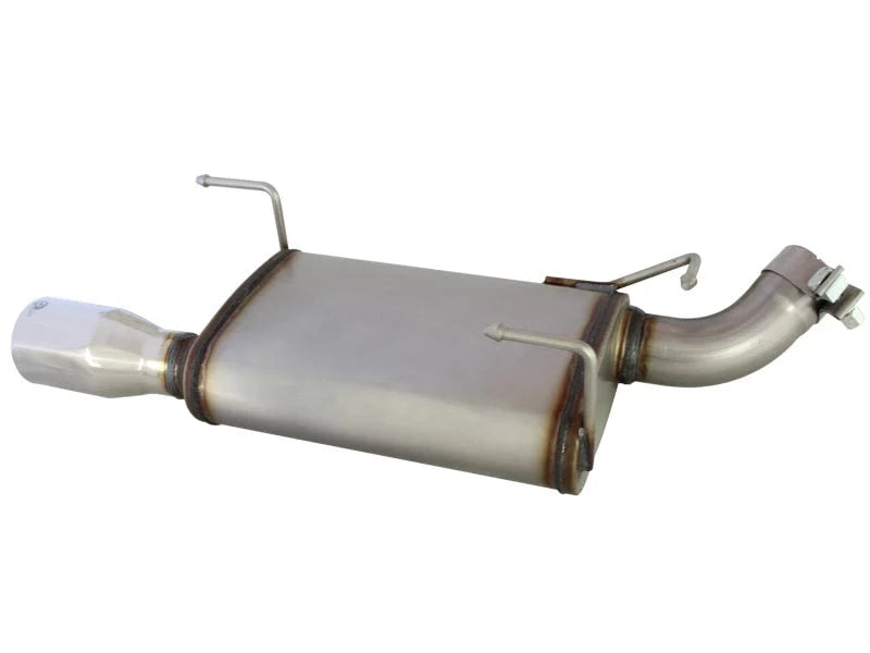 aFe Axle-Back Exhaust 2.5in 409SS w/Polished Tip 05-09 Ford Mustang V6 4.0L - Additional View 5