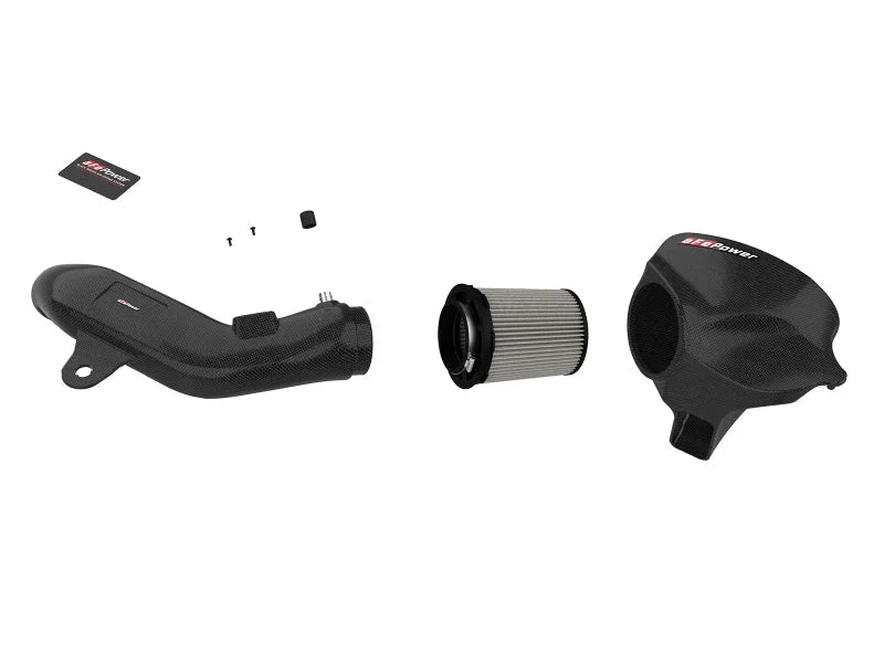 aFe Black Series Carbon Fiber CAIS w/PDS Filter 16-18 BMW M2 (F87) L6-3.0L - Additional View 9